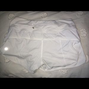 White Lululemon Shorts